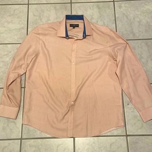 A society of threads slim fit long sleeve button down dress shirt. Size XL